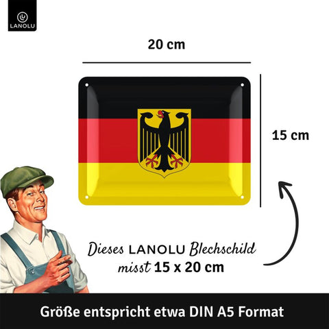 Blechschild Deutschland
