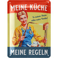 Blechschild Meine Küche