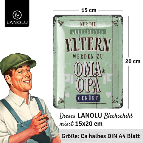 Blechschild Allerbesten Eltern