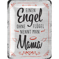 Blechschild Engel Mama