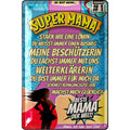 Blechschild Super Mama