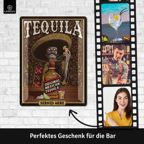 Blechschild Tequila
