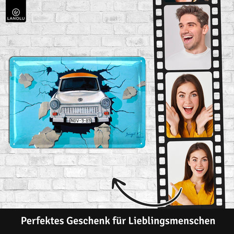 Blechschild Trabbi