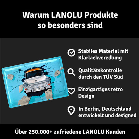 Blechschild Trabbi
