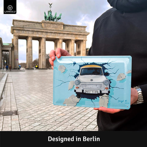 Blechschild Trabbi