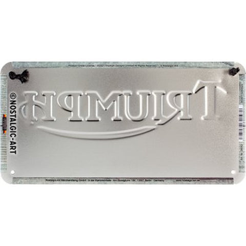 Triumph - Logo Black Wood Hängeschild