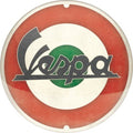 Vespa - Logo Italian Blechschild rund