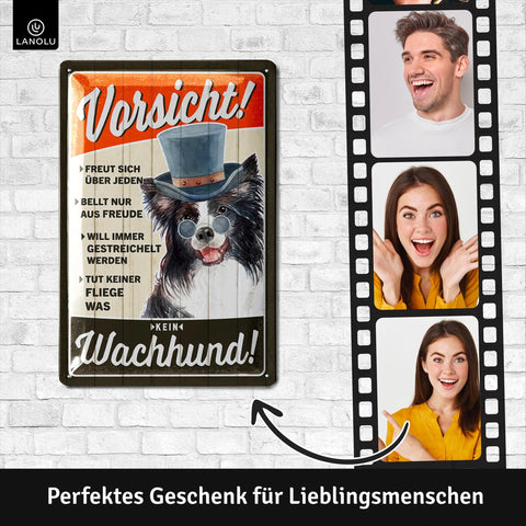 Blechschild Vorsicht kein Wachhund