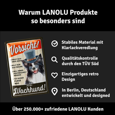 Blechschild Vorsicht kein Wachhund