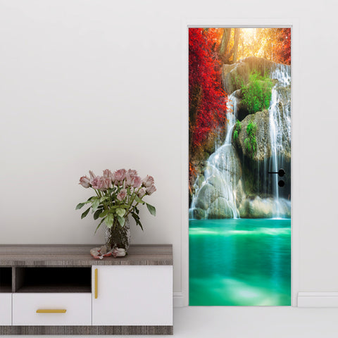 Wasserfall Tür Tapete