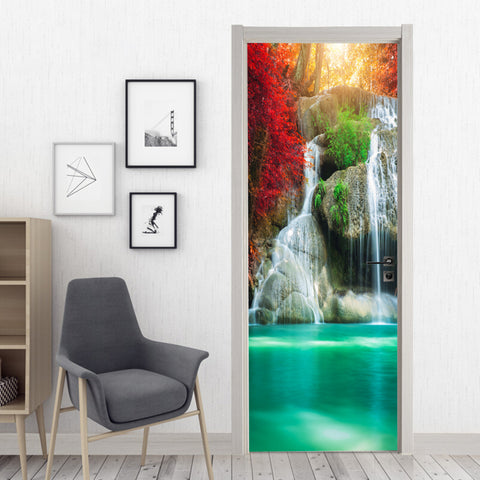 Wasserfall Tür Tapete