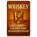 Whiskey lange gereift Blechschild - 20x30cm