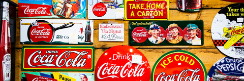 Coca Cola nostalgische Motive