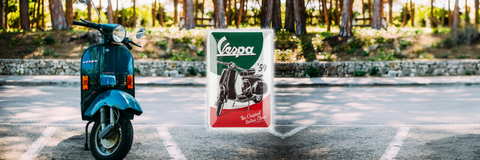 Vespa Markenschilder entdecken
