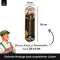 LANOLU Thermometer Traktor 8x28cm