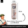 LANOLU Thermometer Nähstube 8x28cm