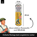 LANOLU Thermometer Bienen-Oase 8x28cm