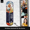 LANOLU Thermometer Leg dich nicht mit einer Gärtnerin an 8x28cm