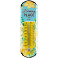 LANOLU Thermometer Happy Place 8x28cm