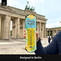LANOLU Thermometer Happy Place 8x28cm