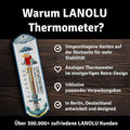 LANOLU Thermometer Watt'n Schietwetter 8x28cm