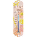 LANOLU Thermometer Lieblingsplatz rosa 8x28cm