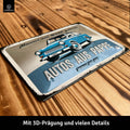 LANOLU Retro Blechschild Trabant Pappe 15x20cm