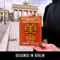 LANOLU Retro Blechschild Ossi durch die Gnade Gottes 15x20cm