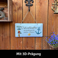 LANOLU Kordelschild Schietwetter 16x32cm
