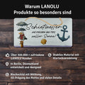LANOLU Kordelschild Schietwetter 16x32cm