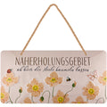 LANOLU Kordelschild Naherholungsgebiet16x32cm