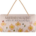 LANOLU Kordelschild Naherholungsgebiet16x32cm
