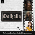 LANOLU Blechschild Walhalla 16x32cm