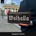 LANOLU Blechschild Walhalla 16x32cm