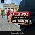 LANOLU Blechschild My Tools My Rules 16x32cm