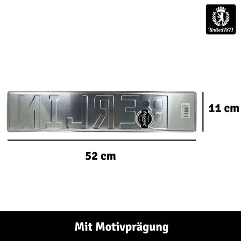 LANOLU BERLIN Nummernschild 52x11 cm