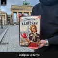 LANOLU Blechschild Draussen Kaennchen Paris 20x30cm