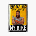 LANOLU Blechschild Choose Life Bike 20x30cm