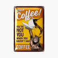LANOLU Blechschild Drink Coffee 20x30cm