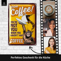LANOLU Blechschild Drink Coffee 20x30cm