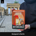 LANOLU Blechschild Beer Bottom Fridge 20x30cm