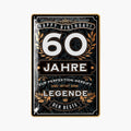 LANOLU Blechschild 60 Jahre Legende 20x30cm