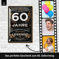 LANOLU Blechschild 60 Jahre Legende 20x30cm