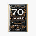 LANOLU Blechschild 70 Jahre Legende 20x30cm