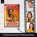 LANOLU Blechschild Tequila Woman 20x30cm