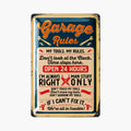 LANOLU Blechschild Tool Rules Guy 20x30cm