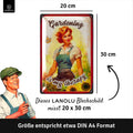 LANOLU Blechschild Gardening Is My Therapy 20x30cm