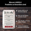 LANOLU Blechschild Sei du selbst 20x30cm