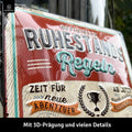 LANOLU Blechschild Ruhestandsregeln 20x30cm