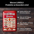 LANOLU Blechschild Feuerwehrgesetze 20x30cm